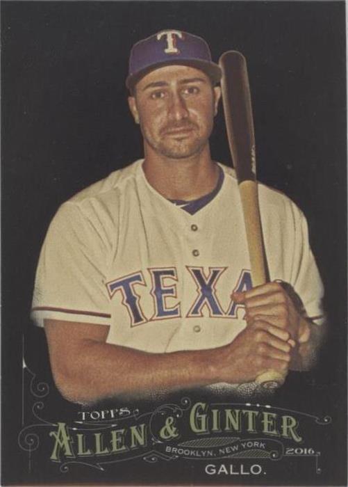 2016 Topps Allen & Ginter X - Joey Gallo #3 - 1 of 1