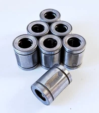 (7) THOMSON A101824 Steel Closed Round Rail Ball Bushing Bearing .6250 Shaft Dia