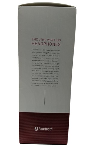 Sharper Image SBT668 Bluetooth Executive Wireless Headphones *Read* - Picture 3 of 7