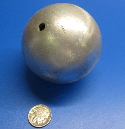hollow aluminum sphere