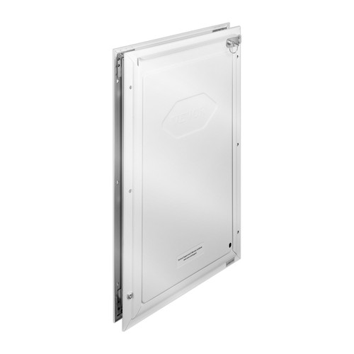 VEVOR Haustierklappe Katzenklappe Hundeklappe Magnetklappensystem Aluminium M - Foto 10 di 12