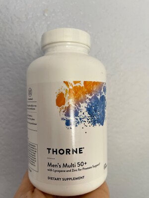 New, Thorne Men s Multi 50+ with Lycopene and Zinc for Prostate. ** New UPGRADE