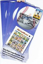 USPS FDC Complete Set 20  #3408a-t Legends of Baseball MLB Team Schedules 2000 