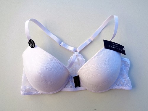 NEW! Youmita Women's Lace Push-Up Bra White off Size 36C #8971 Front open NWT - Picture 5 of 7