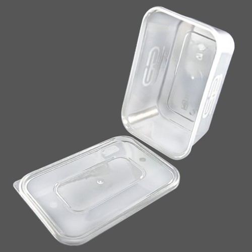 SATCO 650ml PLASTIC CONTAINERS TUBS CLEAR WITH LIDS MICROWAVE FOOD SAFE TAKEAWAY - Picture 18 of 19