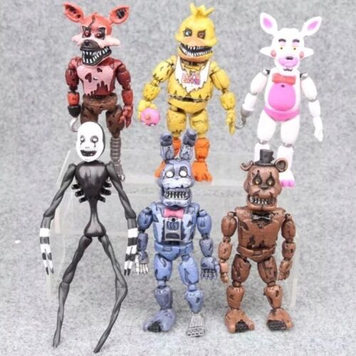 6X Figures Toy Bonnie Foxy Toys Five Nights At Freddy's Funko Game FNAF Action - Picture 9 of 15