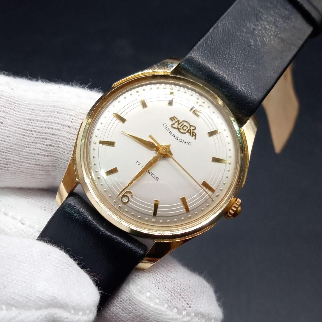 Watch Enicar Ultrasonic 17 Jewels Manual Winding 100/56 CRS Swiss 