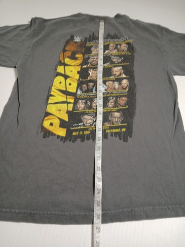 WWE PAYBACK Fatal 4 Way  Wrestling T Shirt 2015 Size Medium Championship MD I33 - Picture 13 of 14