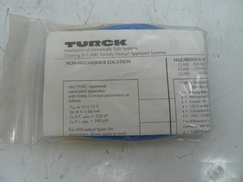 Turck BI1 5-H6 5-Y1 all picos sensor 10050 new - Picture 3 of 3