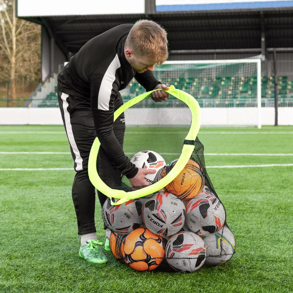 FORZA Football Target Net Ball Bag 2IN1 DESIGN Corner Target