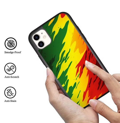 For Samsung A15 A16 S23 S24 S25 Ultra FE Aluminum Cover rastafarian flag texture - 第 24/25 張圖片
