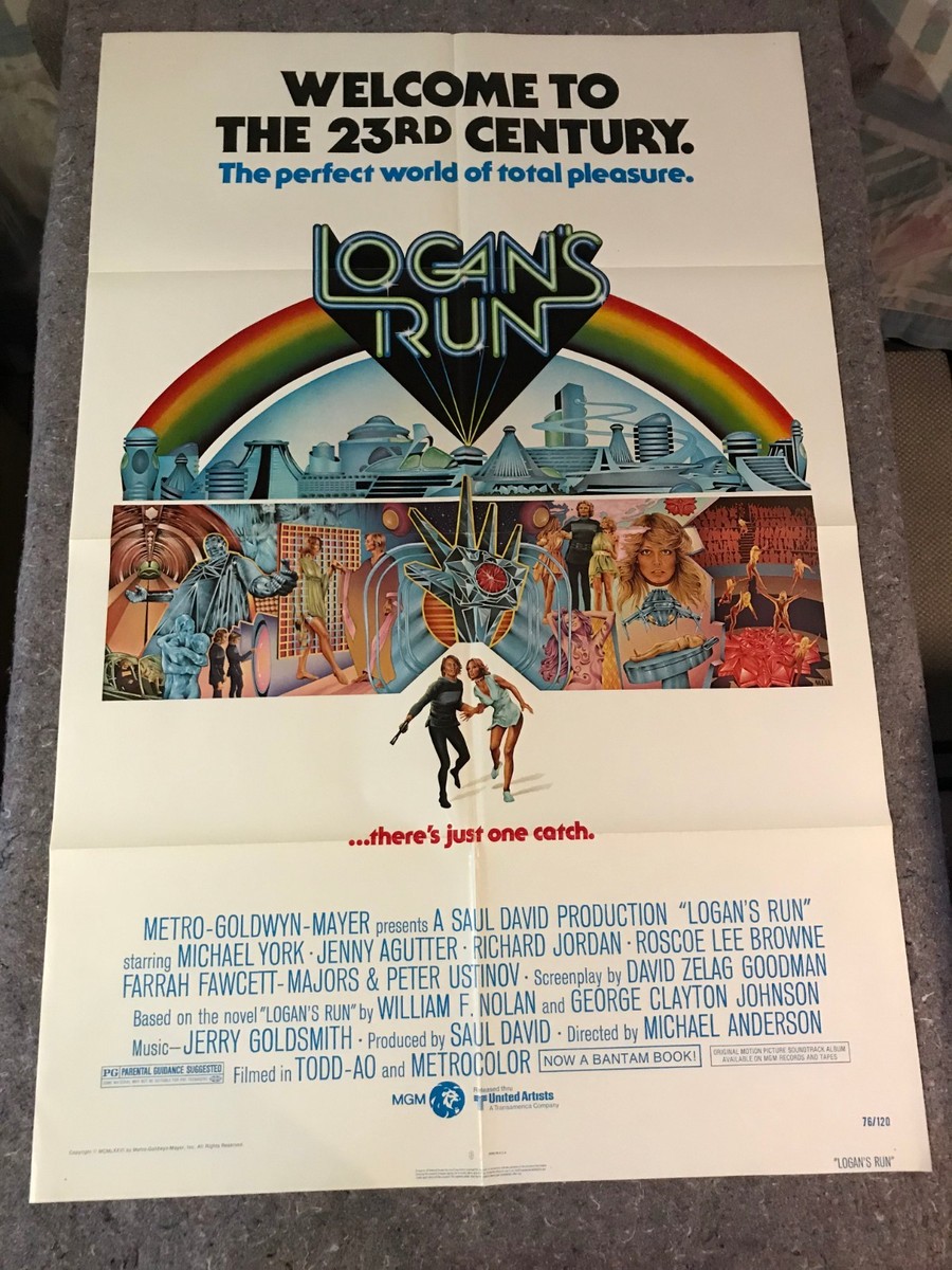 LOGAN'S RUN 1976 ORIG. 1 SHEET MOVIE POSTER 27
