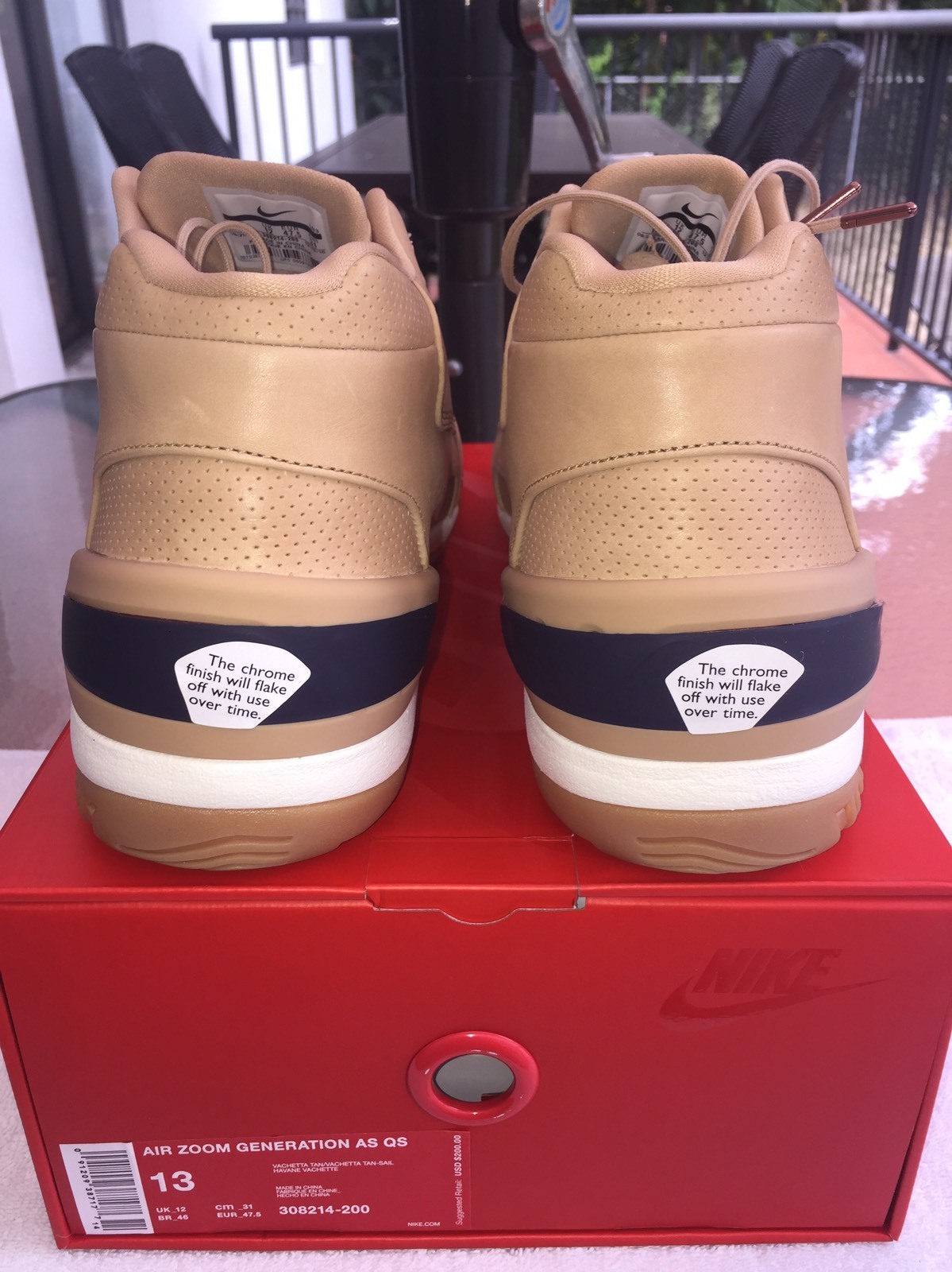 Nike Air Zoom Generation AS QS Lebron Vachetta Tan All All All Star 308214 200 Sz 13 fb8171 Nike Air Zoom Generation AS QS Lebron Vachetta Tan All All All Star 308214 200 Sz 13 fb8171