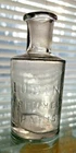 Antique 1860's Lubin Perfume Bottle Embossed Paris Cologne Parfumeur Civil War