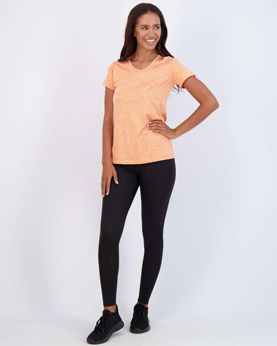 5 Pack: Women'S Short Sleeve V-Neck Activewear T-Shirt Dry-Fit Wicking Yoga Top - Picture 5 of 12
