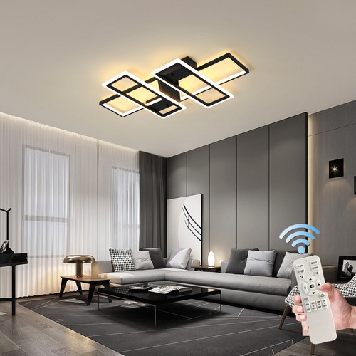 Dimmable LED Chandelier Flush Mount Ceiling Light for Living Dining Room Kitchen - Picture 12 of 51
