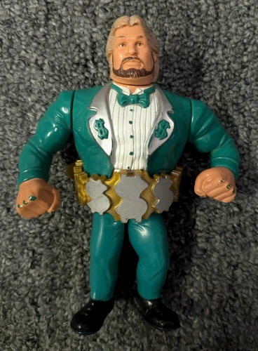 WWF Hasbro The Million Dollar Man Ted DiBiase Action 1991 Series 2 WWE w Belt!