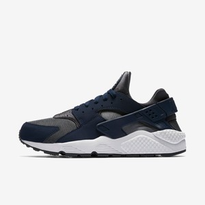 Nike air Huarache Uomo Scarpe da Allenamento Grigio Scuro Midnight Navy | eBay