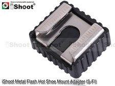 Metal Flash Hot Shoe Mount Adapter to 1/4  Thread for Studio Light Stand/Tripod