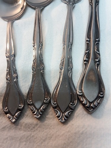 29 Piece Rogers Stainless Flatware Silverware - Fork Spoon Knife - Korea - Picture 2 of 15