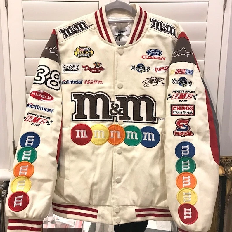nascar jacket m&m