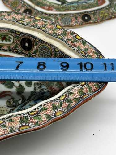 UN PLATO CUBIERTO MEDALLÓN ROSA PORCELANA EXPORTACIÓN CHINA (Leer Descripción) - Imagen 9 de 10