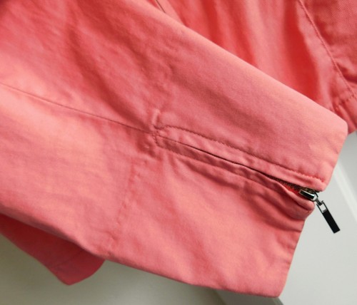 Evan Picone Woman's LIGHT CORAL Pink COTTON Zippered Jacket Size 3X - Picture 5 of 8