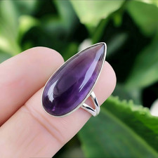 Amethyst Ring 925 Sterling Silver Ring Handmade Gemstone Ring Women's Ring