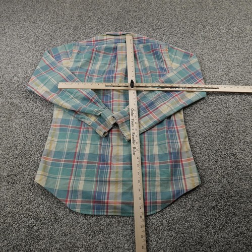 VTG Ralph Lauren Shirt Mens S Plaid Pony Flannel Long Sleeve Button Up Casual - Picture 8 of 12