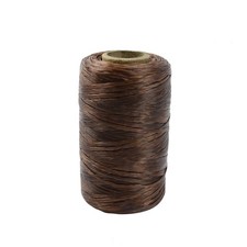 1 Single Spool Brown Sinew Waxed Beading Craft Poly Thread Artificial Wax Sinue