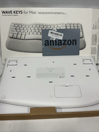 Logitech Wave Keys for Mac Ergonomic Wireless Keyboard - Off White - Picture 5 of 5