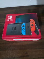 Nintendo Switch with Neon Blue and Neon Red Joy-Con (HAC-001-01)