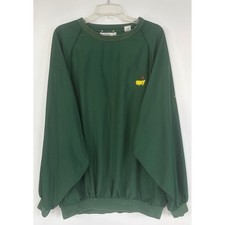 Slazenger Augusta National Masters Golf Shop Windshirt Pullover Green Mens XL