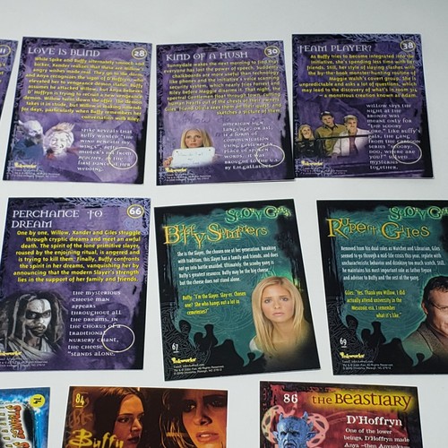 Set 14 carte collezionabili Buffy The Vampire Slayer stagione 4 stagione quattro 2000 - Foto 12 di 16