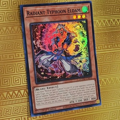Radiant Typhoon Eldam DOOD-EN013 Doom Of Dimensions Super Rare 1st Ed Yu-Gi-Oh!