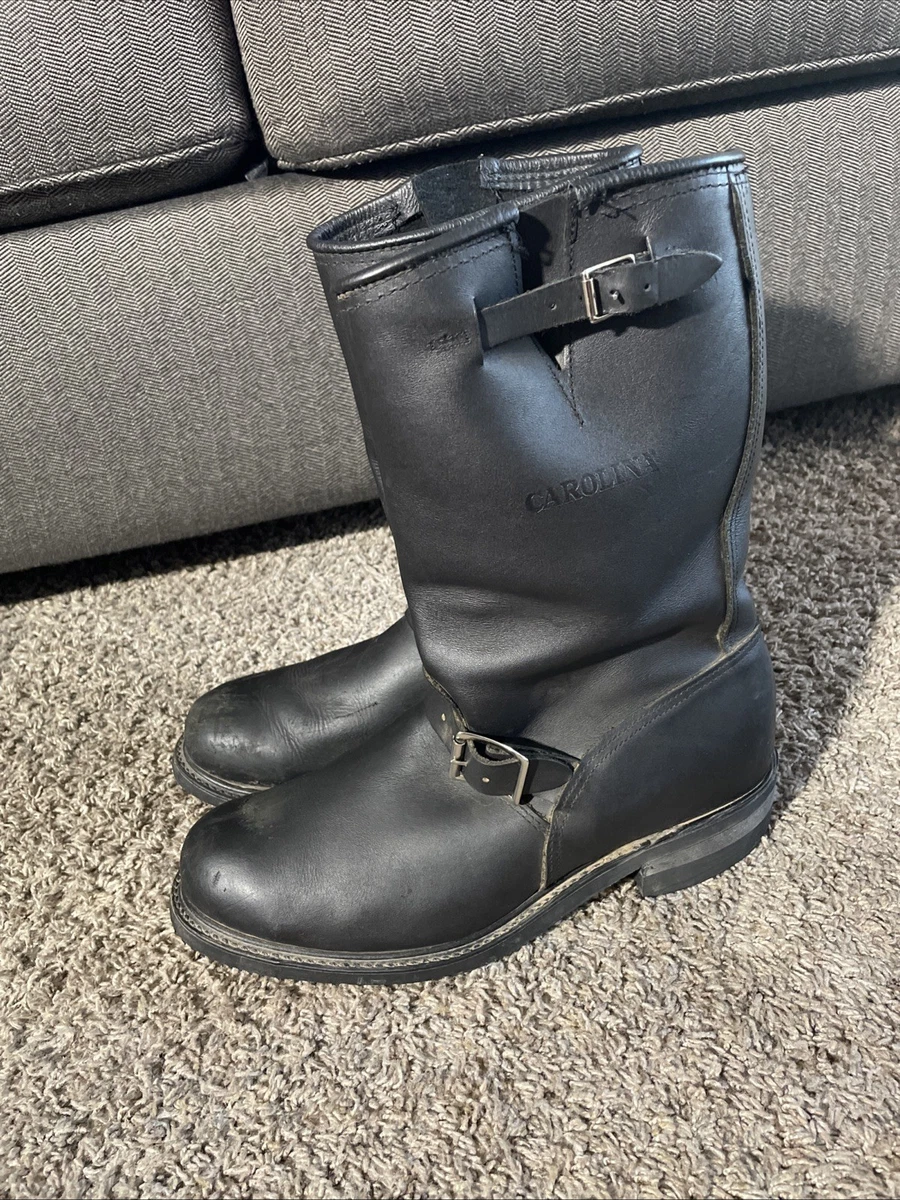 Vtg New Carolina Mens 10 EE Leather Work Shoes Men main image 3