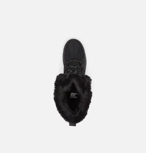 Bota de nieve Sorel Whitney II de encaje alta para mujer 1916851010 negra NUEVA - Imagen 5 de 7