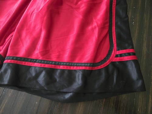 Pantaloncini Choice Sportswear rosso nero lucido abbaglianti uomo XL a righe basket usati in ottime condizioni - Foto 4 di 11