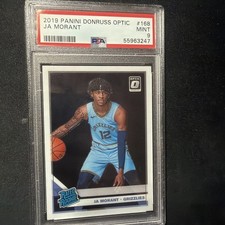 2019 Panini Donruss Optic Ja Morant Rated Rookie PSA 9