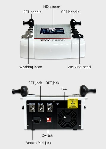 Tecar Therapiegerät Physiotherapie MEZ RET 448khz Sportverletzung Schmerzlinderung - Bild 13 von 17