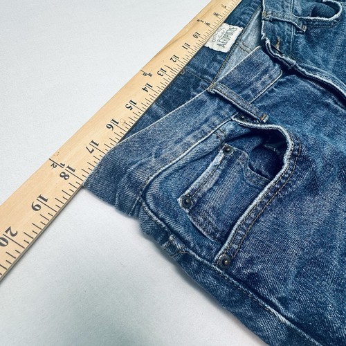 Aeropostale Mens 34x34 Blue Essex Straight Leg Denim Med Wash Modern Fit Jeans - Picture 8 of 8