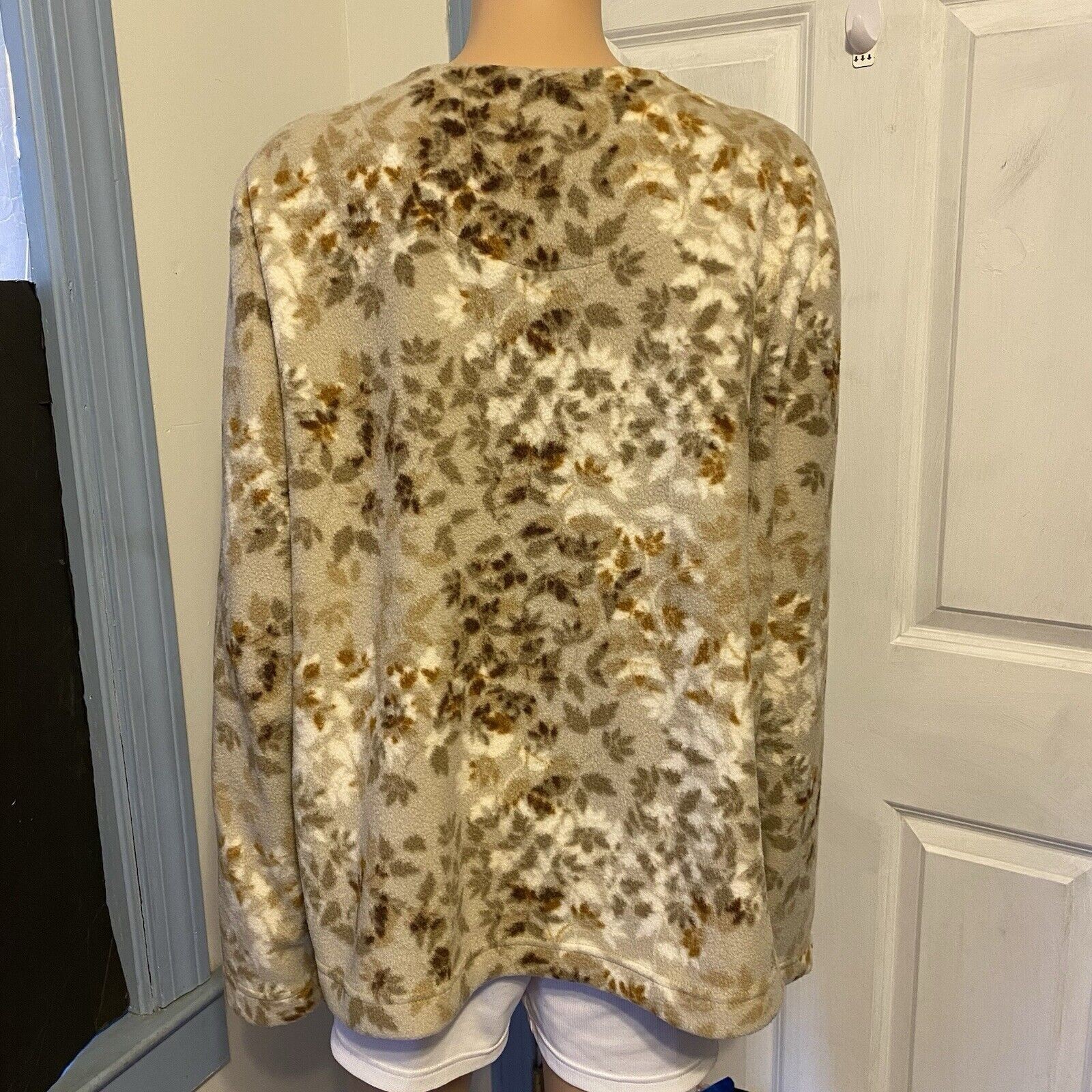 Basic Editions Multicolor Flannel Jacket Sweater … - image 8