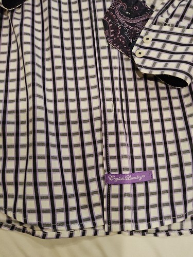 english laundry mens shirt 16.5 X 34/35 - Picture 4 of 11