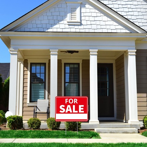 1 PC For Sale Yard Sign with Stake 17" x 13" Double Sided Corrugated Plastic - Picture 7 of 7
