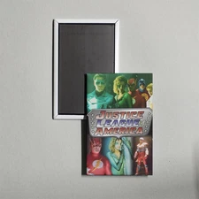 Justice League of America Mini Movie Poster Fridge Locker Magnet