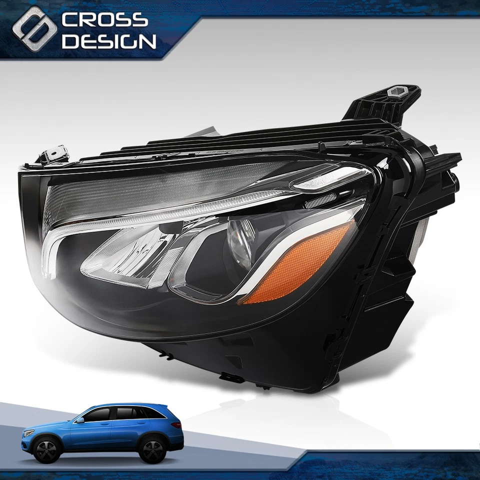 Faro LED sin AFS apto para Mercedes Benz GLC 2016-2019 lado izquierdo del conductor Foto 2 de 4