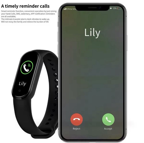 SMARTWATCH OROLOGIO M 4 SMART BAND FITNESS TRACKER CARDIOFREQUENZIMETRO SPORT - Foto 8 di 20