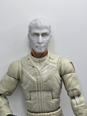 3d Printed  BARNES THE LEADER Head 1:12 6'' LEGENDS DC MULTIVERSE