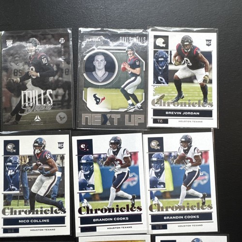 Lotto 25 carte Nico Collins Houston Texans 2020-2024 in quasi nuove CJ Stroud RC Inc - Foto 4 di 7