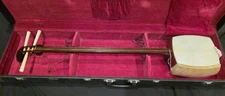 Hosozao Shamisen Japanese Traditional Musical Instrument with Hard Case